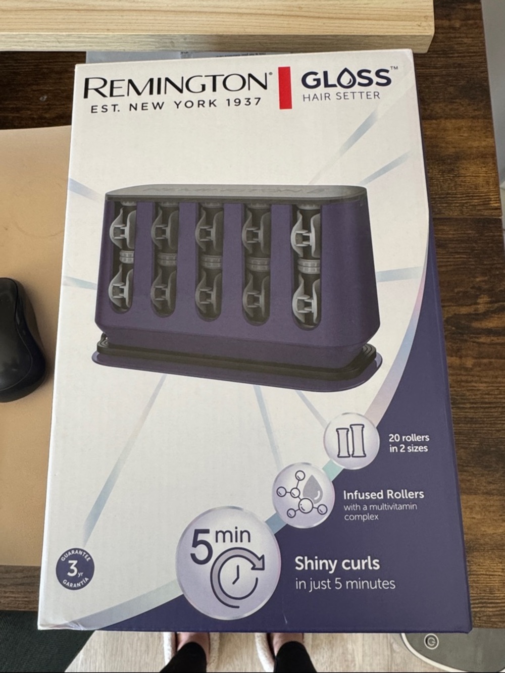 Remington Gloss Hair Setter in Deep Purple
